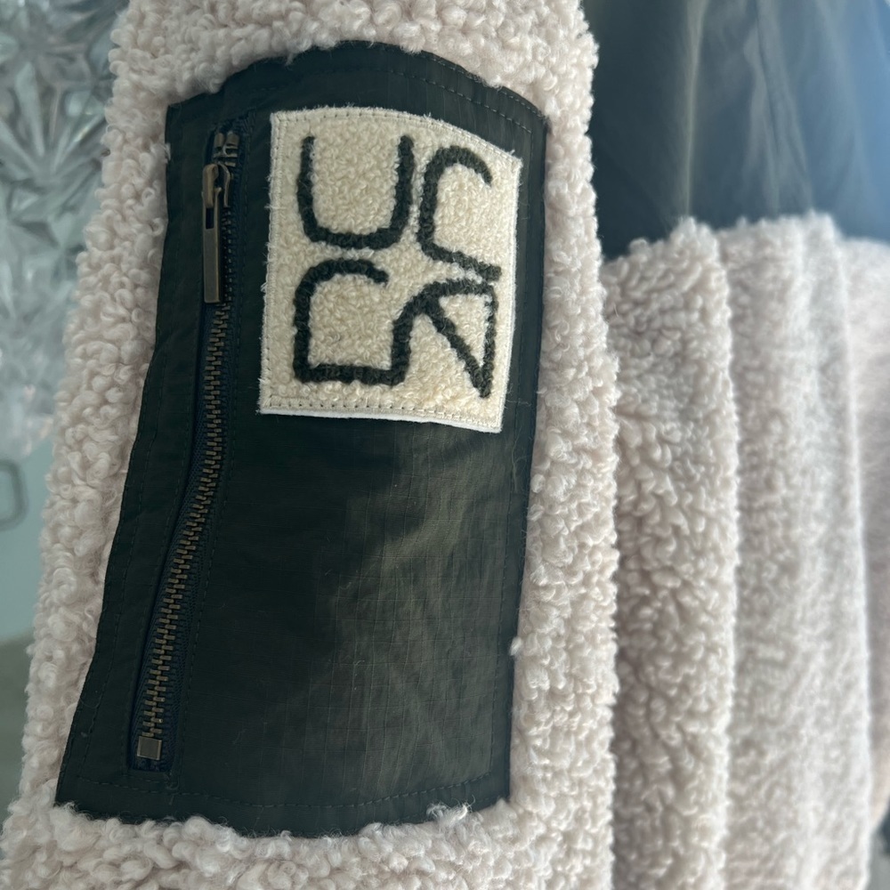 ULLA JOHNSON Aitana Rip Stop Fleece Bomber Jacket - Picture 11 of 14